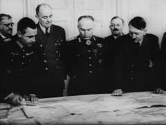 Ion Antonescu meets with Hitler