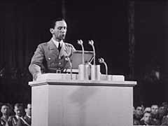 Goebbels declara que los judíos destruirán la cultura