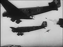 German paratroopers land near Rotterdam