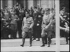 Mussolini se reúne con Hitler en Alemania