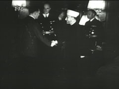 Hajj Amin al-Husayni meets Hitler