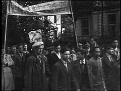 Manifestación sionista en el campo de Zeilsheim
