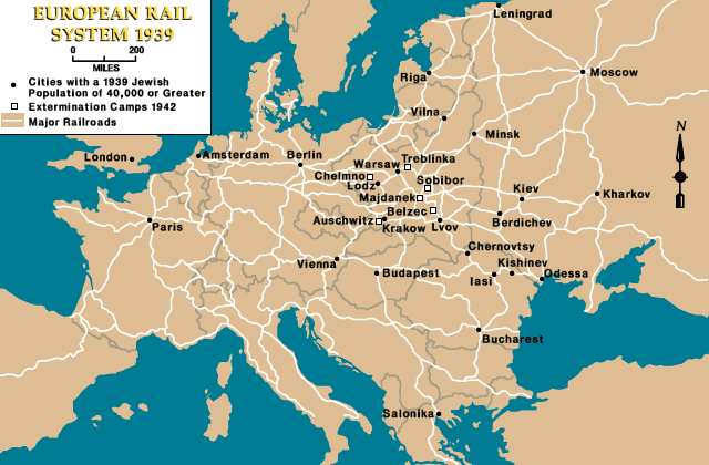 Map Of Europe Rail System