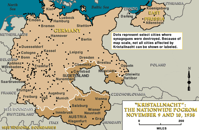 Map Sudetenland