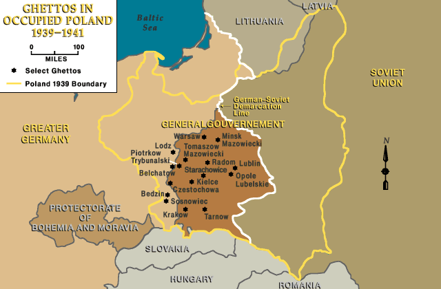 Germany occupied western Poland in fall 1939. Much of this territory was 