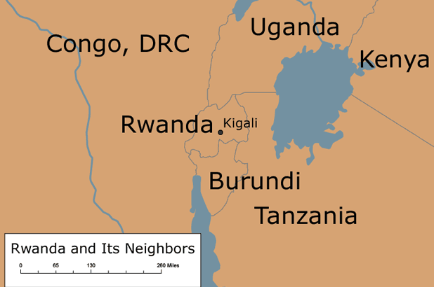 خرائط واعلام رواندا  2012 -Maps and flags Rwanda 2012