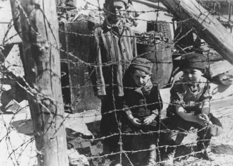 Soon after liberation, camp survivors from Buchenwald's 