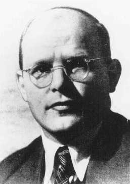 德国新教神学家潘霍华，1945年4月9日被处决的Flossenbürg集中营。 德国，日期不确定。