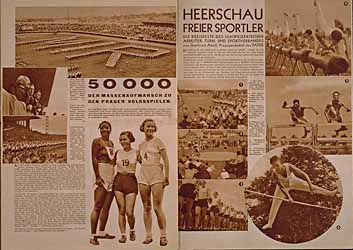 Articles and illustrations from the Prague Games, Czechoslovakia.
