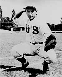 Herman Goldberg was a catcher for the United States Olympic baseball team in the exhibition event. After the Olympics, he briefly played in the minor leagues.