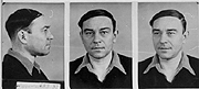 Police file photographs of a man arrested for violating Paragraph 175, 1936-1939.