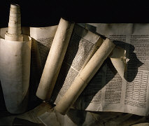 Desecrated Torah scrolls