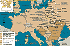 Major ghettos in occupied Europe