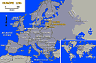 Carte de référence de l'Europe avec indication de la...