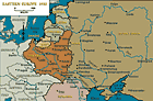 L'Europe de l'Est 1933, avec indication de Minsk
