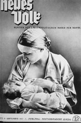 The cover of a Nazi publication on race, "Neues...