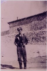 David Broudo in partisan uniform, 1943.