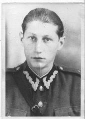 Joseph Greenblatt in army uniform, 1938.
