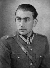 Norman Salstiz in Polish army uniform, 1944.