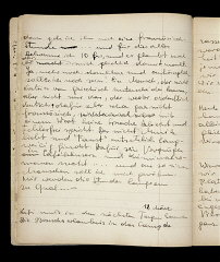 Page from a diary written by Elizabeth Kaufmann while...