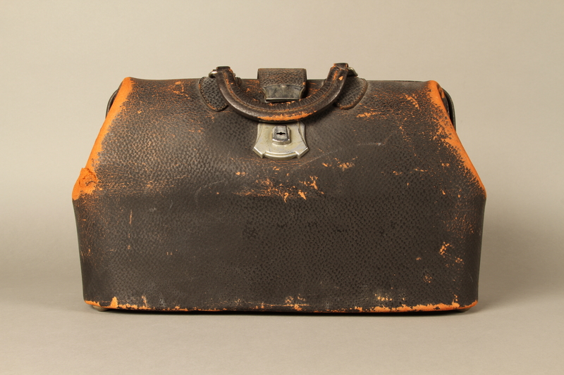 Leather Doctors Bag, 1940s France