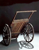 2003.125.1_flat bed cart_rear view