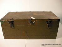 2006.11.3, US Army footlocker, J. George Mitnick Collection