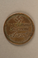2017.210.1 front
Souvenir coin with a swastika and Star of David

Click to enlarge