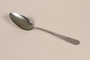 Metal tablespoon used by a Jewish Czech concentration camp inmate