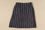 Concentration camp uniform skirt worn by a Czech Jewish inmate