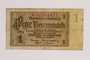 German Rentenbank, 1 Rentenmark note, acquired by a Polish Jewish survivor