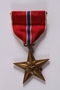 Bronze Star medal with ribbon presented to a Jewish US soldier