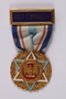 Jewish War Veterans Past Commander medal and ribbon issued to a US soldier