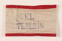Armband worn in Theresienstadt concentration camp