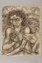 Drawing created by a Jewish artist who perished in a concentration camp