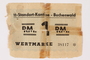 Buchenwald Standort-Kantine concentration camp scrip, 1 mark