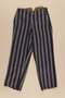 Concentration camp uniform trousers worn by a Jehovah’s Witness inmate