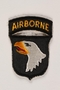 US Army 101st Airborne Division shoulder sleeve patch with a bald eagle head