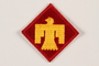 US Army 45th Infantry Division shoulder sleeve patch with a gold Thunderbird on a red field