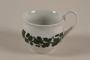 Decorated porcelain teacup saved by a German Jewish prewar refugee