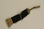 Black ribbon watch fob from prewar Netherlands
