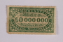 Income tax stamp, 50 million marks, issued in Weimar Germany