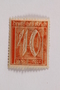 Postage stamp, 40 mark, issued in Germany during hyperinflation in the Weimar Republic