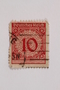 Postage stamp, 10 mark, issued in Germany during hyperinflation in the Weimar Republic