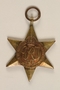 Africa Star Medal and ribbon awarded to an Austrian Jewish woman for service in the British Auxiliary Territorial Division