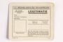 Blank identification card used by Gerry van Heel to forge documents