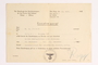 Safe conduct pass for H. A. Touw created by Gerry van Heel, a document forger