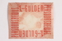 1 Gulden stamp used by Gerry van Heel to forge identity documents