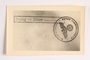 Ink stamp impression used by Gerry van Heel to forge identity documents