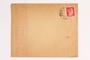 Envelope with a canceled stamp used by Gerry van Heel to forge identity documents